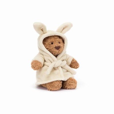 Jellycat Bartholomew Bathrobe Bear USA | 35176FGSX